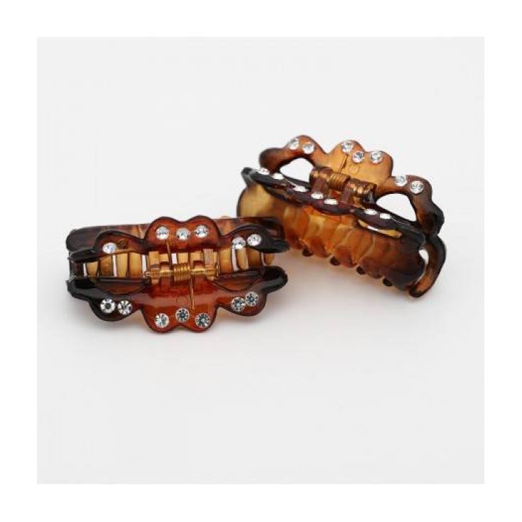 Turtle Forceps With Strass 358M Beauty Idea 2 Pieces