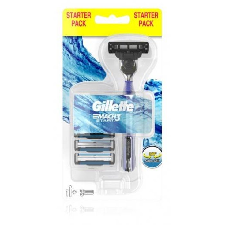 GILLETTE MACH 3 RAZOR START+ 3BLAMM GILLETTE MACH 3 RAZOR START+ 3BLAMM