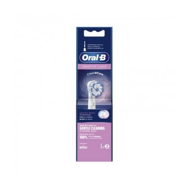 New Sensitive Clean Oral-B 2 Replacement Heads