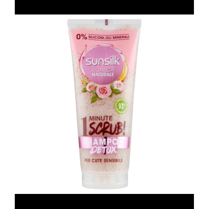 SUNSILK 1MINUTE SCRUB SH DET DEL200