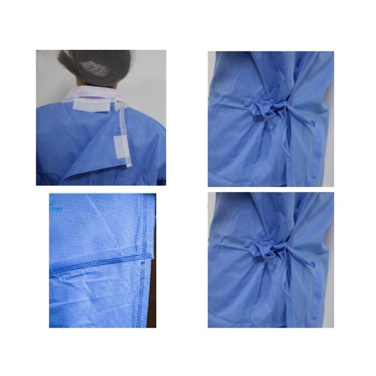 Sterile Reinforced Surgical Gown Size M GIMA 1 Pack