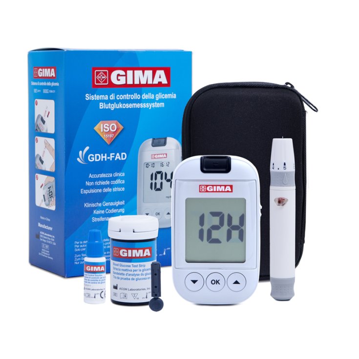 GIMA GLUCOSE METER KIT ITA/GRE