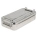 STAINLESS STEEL BOX 20X10X4.5CM W/MAN