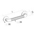 FIXED PLASTIC HANDLE 30CM
