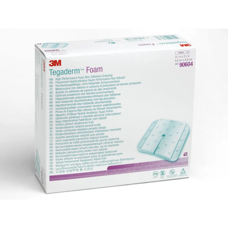 TEGADERM 3M FOAM 9X9CM ADHESIVE
