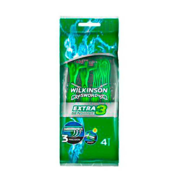 WILKINSON EXTRA 3 SENSITIVE X 4