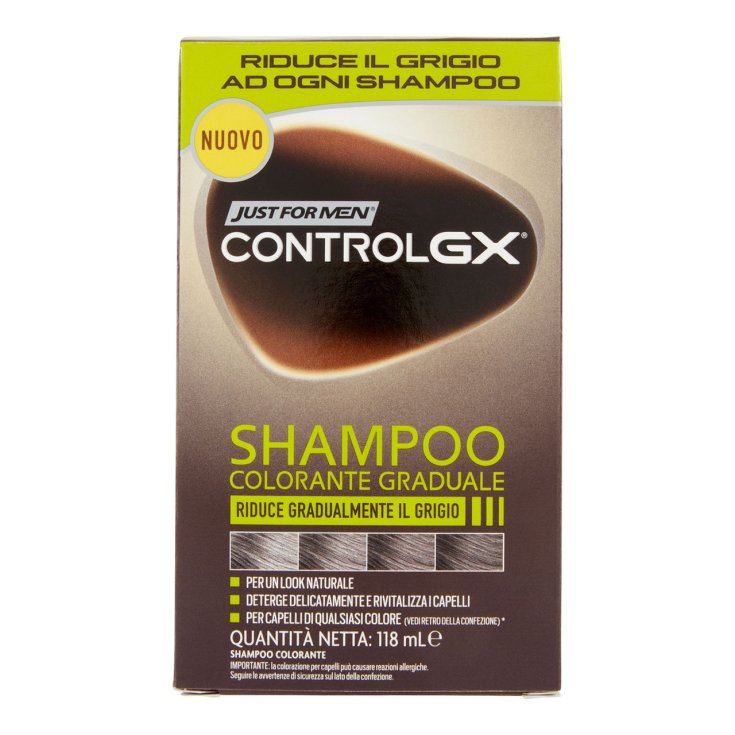 Control Gx Gradual Color Shampoo Just For Men 118ml