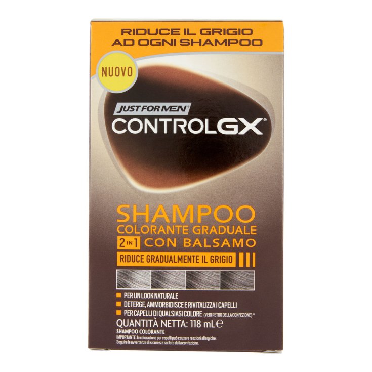 Control Gx 2 In 1 Gradual Color Shampoo Just For Men 118ml