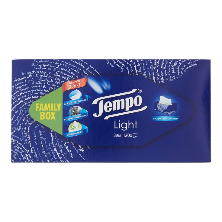 TEMPO FAMILY TISSUES 3 SPEED BOX 120