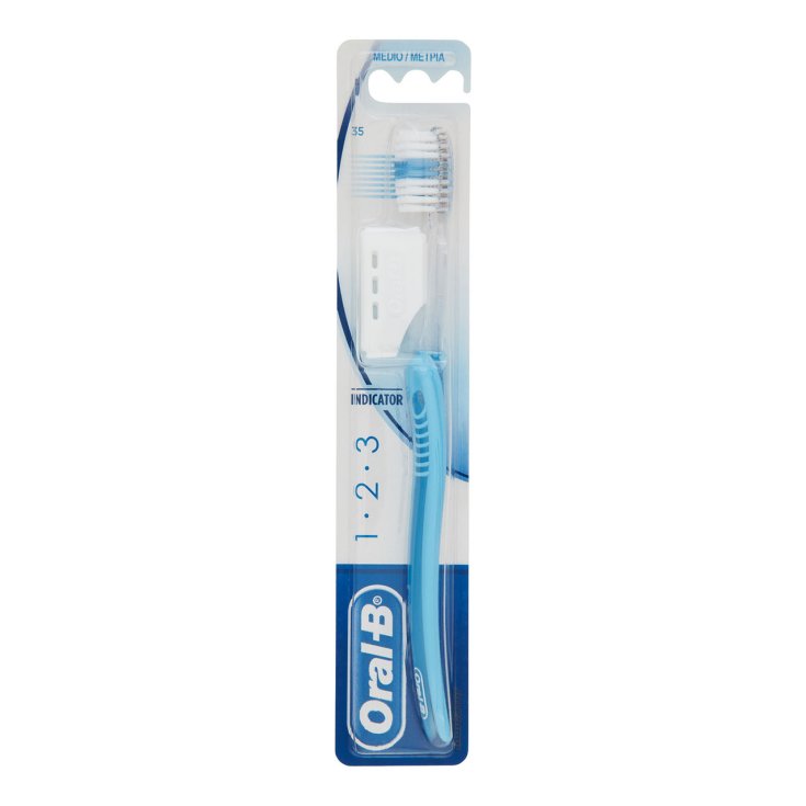 Oral-B® 1 2 3 Indicator 35 Medium Manual Toothbrush