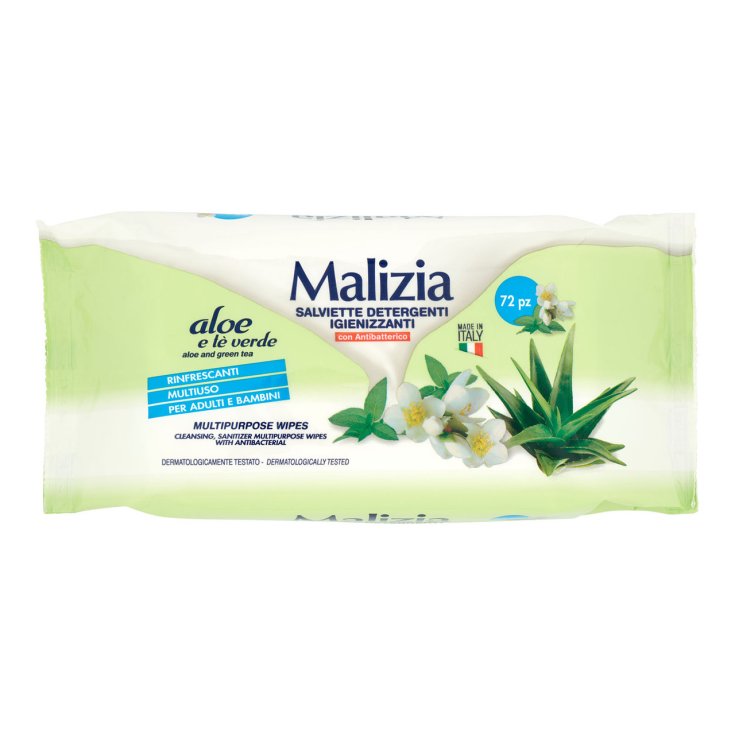 MALIZIA MULTIPURPOSE WIPES 72 PCS