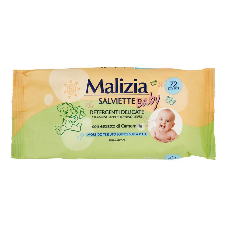 MALIZIA BABY WIPES 72 PCS