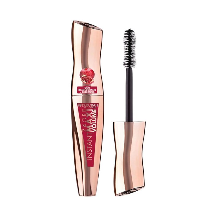 MASCARA 24 HOURS INSTANT MAXI VOLUME DEBORAH Milano Pomegranate OIL 12ml