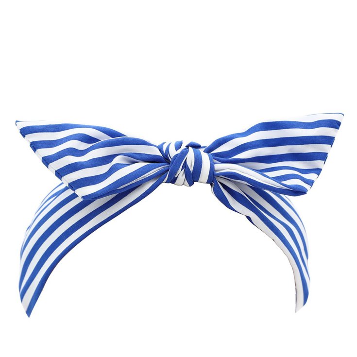 IB ACC BLUE STRIPED HEADBAND