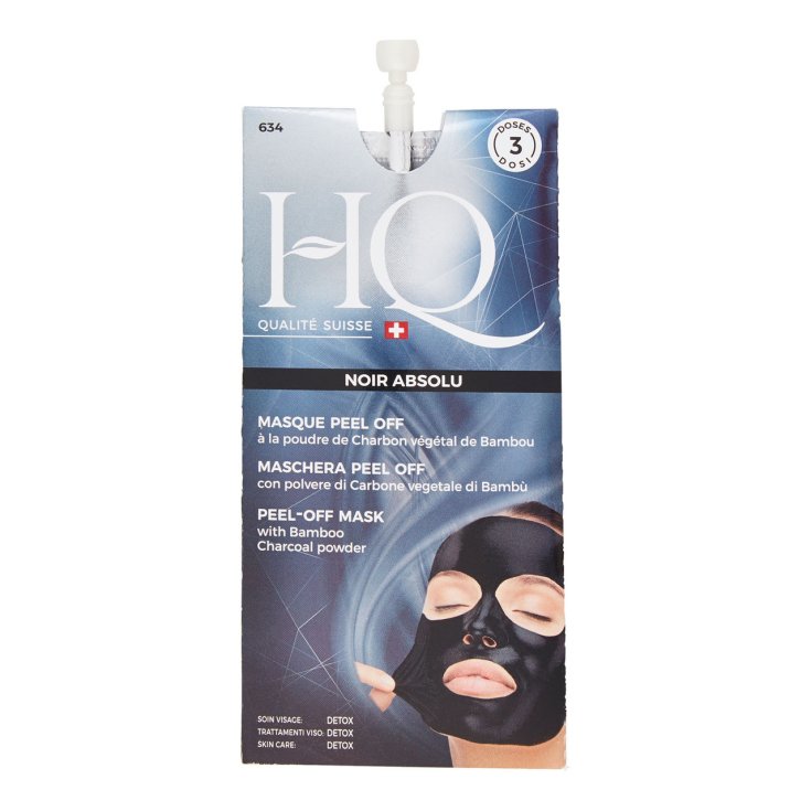 HQ BLACK MASC PEEL OFF C / VEGET 15 M