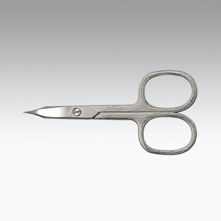 Koh-I-Noor Double Use Nail / Leather Scissors In Chrome Steel