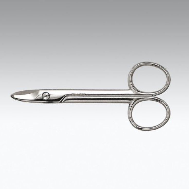 Koh-I-Noor Toe Nail Scissors In Nickel-plated Carbon Steel