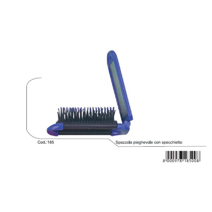 Guenzani superior folding brush with mirror art.189