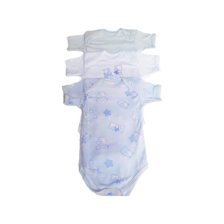 Tri pack baby boy underwear half sleeve Pastel BY3432T-C 6 m