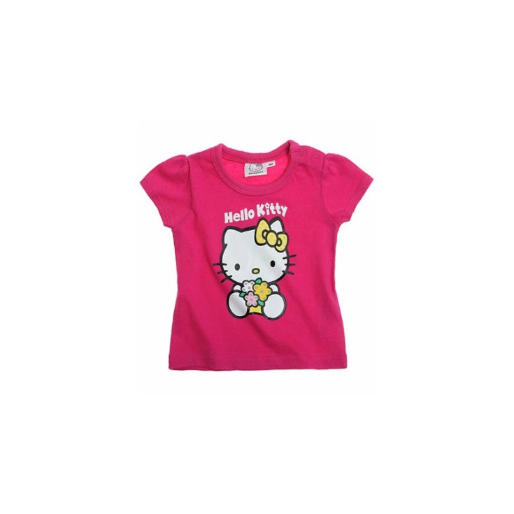 T-shirt knitted baby girl Hello Kitty fuchsia 6 m