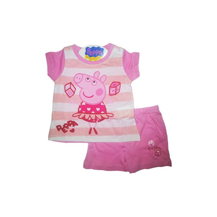 Pajamas jersey t-shirt shorts newborn Peppa Pig 12 m