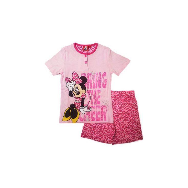 Pajamas jersey t-shirt shorts baby girl Disney Minnie 3A