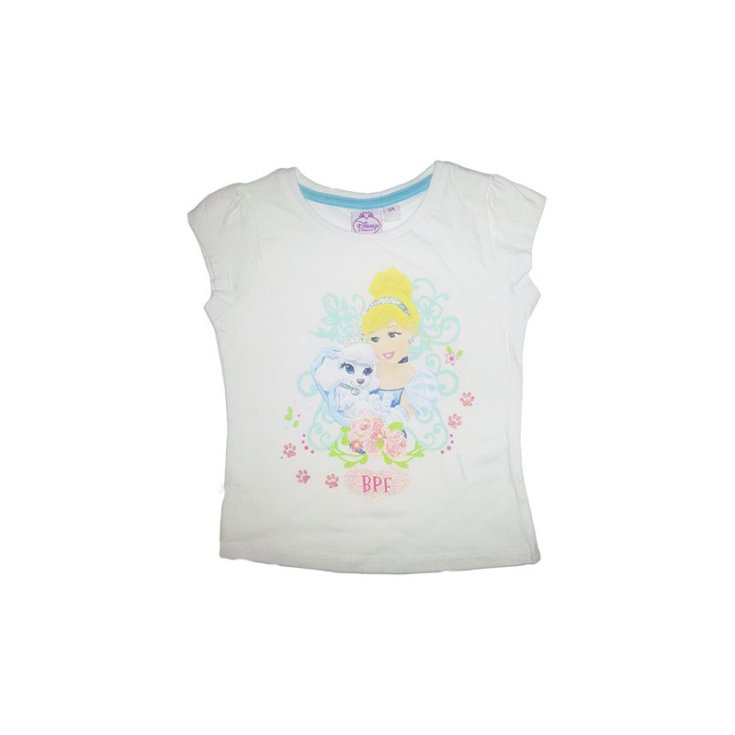 T-shirt baby girl t-shirt Disney Princesses white 4A