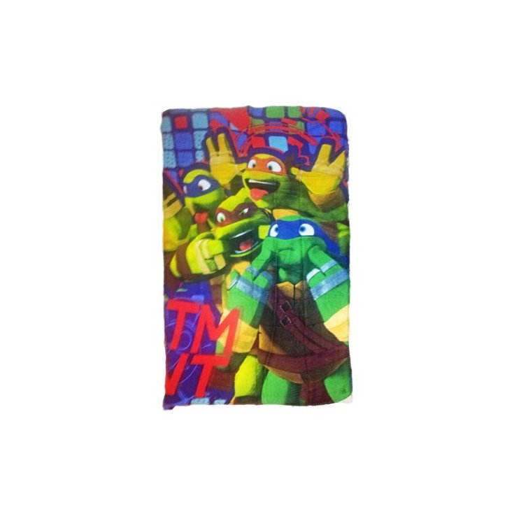 Plaid blanket fleece blanket baby boy Ninja Turtles TU