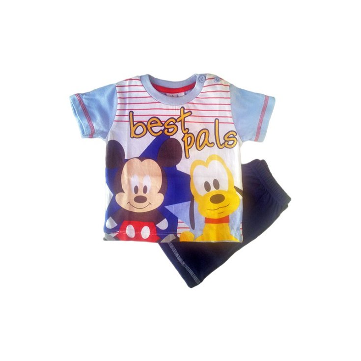 Pajamas jersey t-shirt shorts newborn baby Disney baby Mickey Mouse blue 36 m