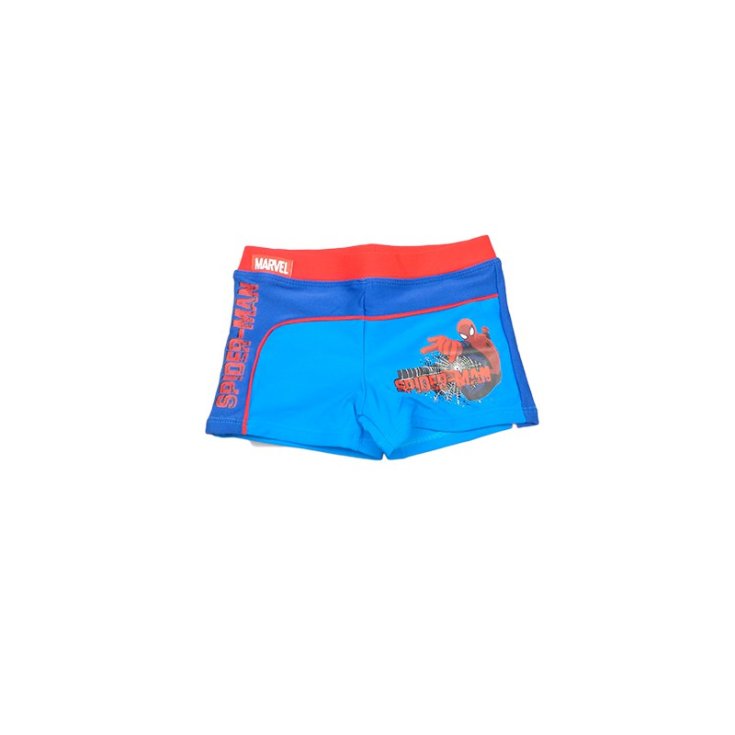 3-4A blue Spiderman boy's boxer swimsuit