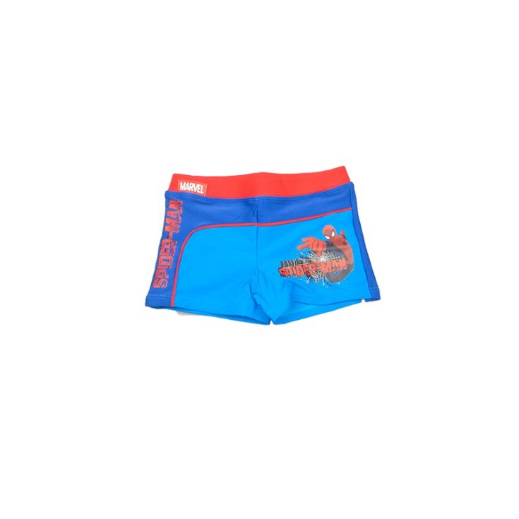 Spiderman blue boy's boxer swimsuit 7-8A