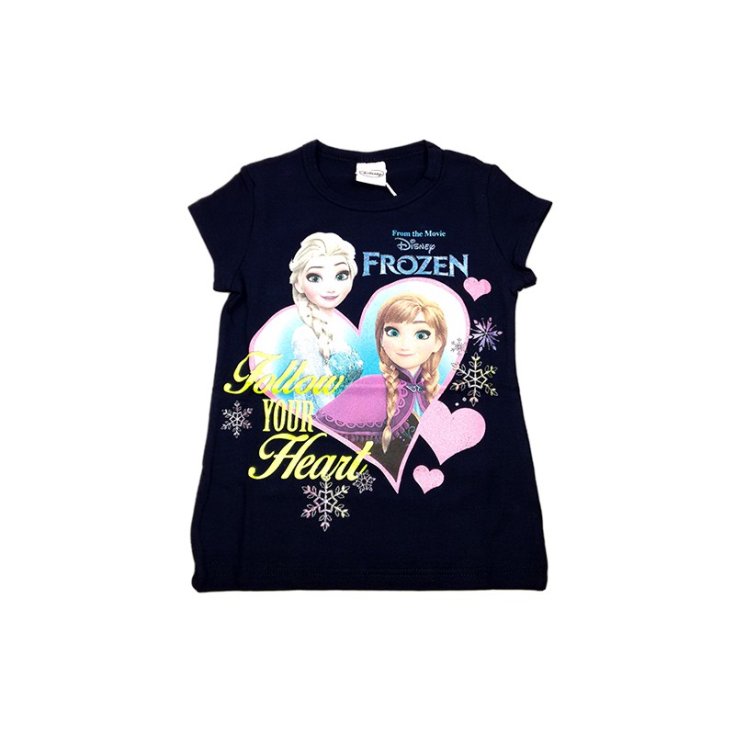 Disney Frozen blue baby girl bielastic cotton t-shirt t-shirt 10A Disney Frozen blue baby girl bielastic cotton t-shirt t-shirt 10A