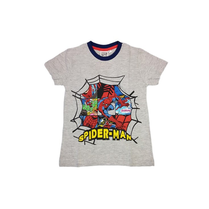 T-shirt baby boy child t-shirt Spiderman gray 7A