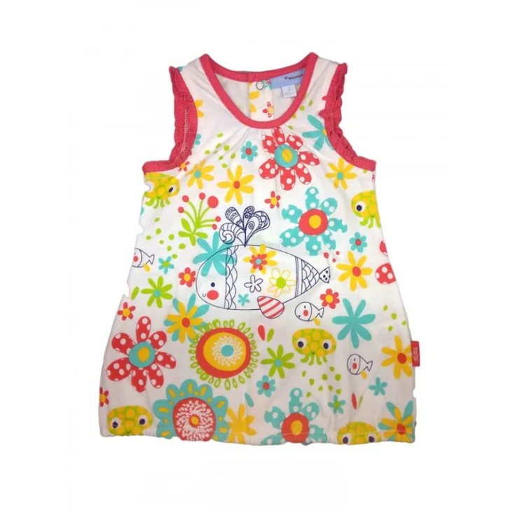 Yatsi sleeveless white baby girl dress 1 m