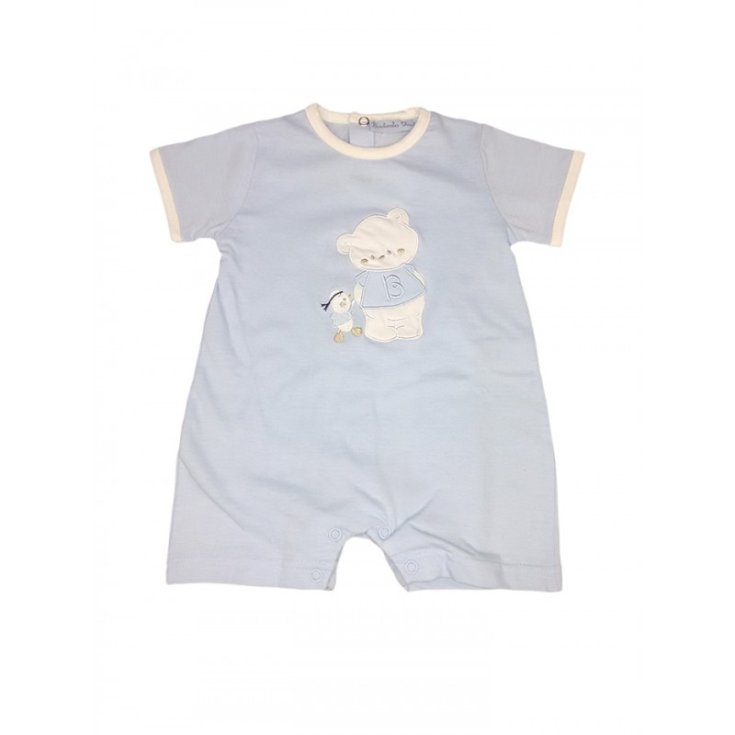 Romper romper baby boy half sleeve Bidibimbo Chic sky 6 - 9 m