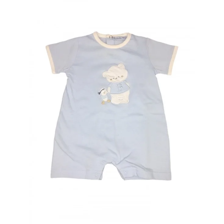 Romper romper baby boy half sleeve Bidibimbo Chic sky 6 - 9 m