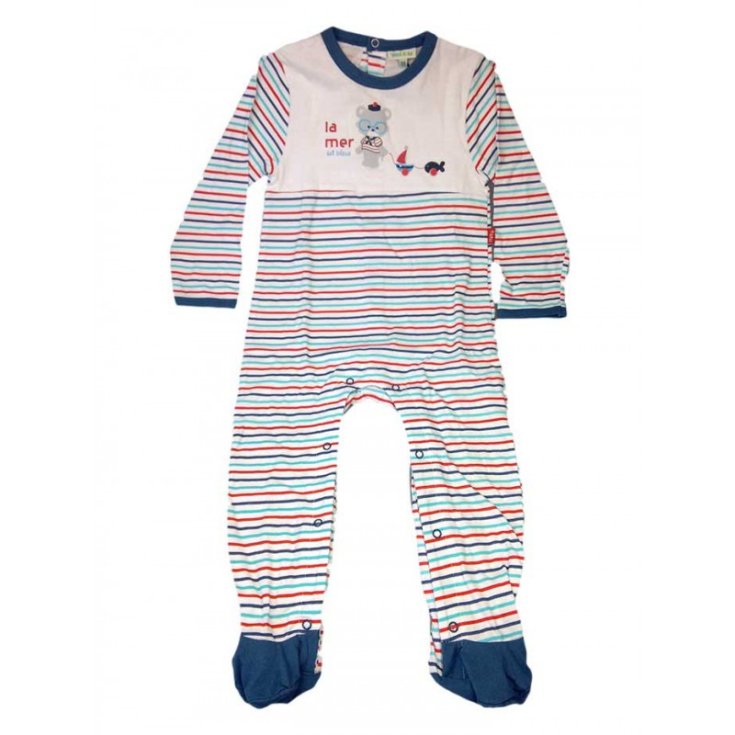 Jumpsuit cotton baby boy Yatsi white fantasy 24 m
