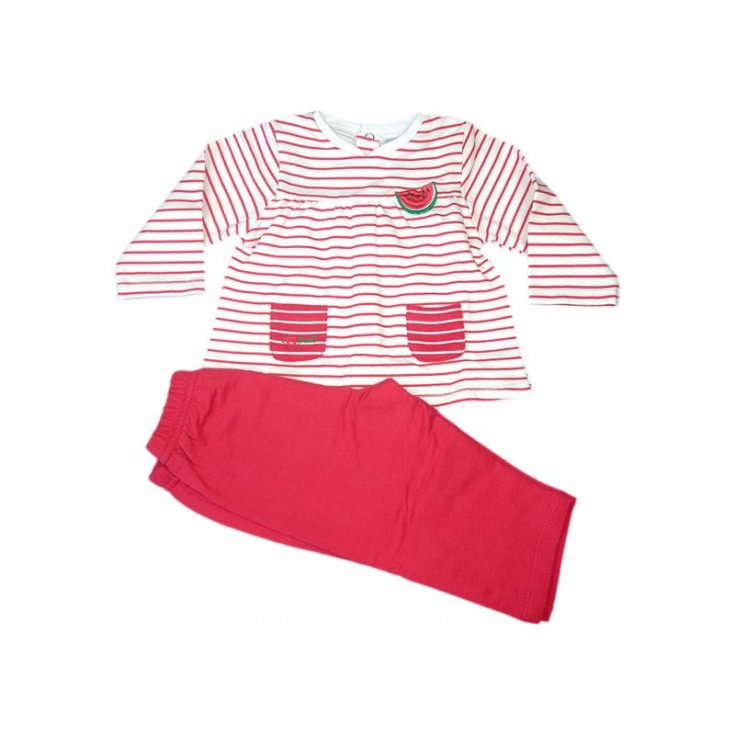 2pcs suit set, T-shirt and pants for newborn Yatsi red fuchsia 6 m
