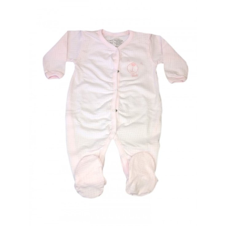 Rapife pink baby girl cotton romper suit 3 m