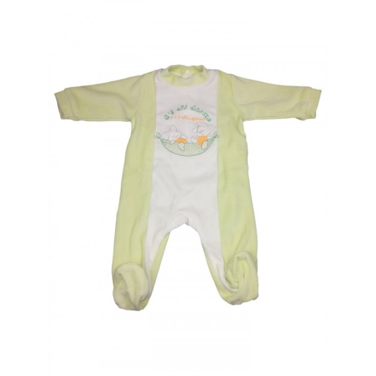 Will B baby green chenille onesie 6 - 9 m