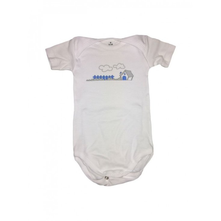 Baby bodysuit underwear baby boy half sleeve Rapife white blue 6 m Baby bodysuit underwear baby boy half sleeve Rapife white blue 6 m