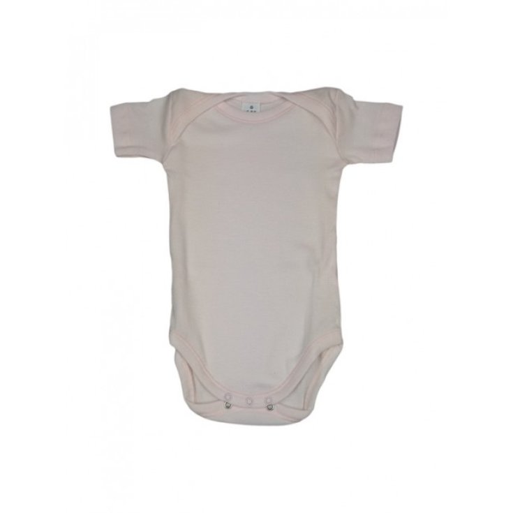 Rapife pink baby girl half sleeve bodysuit bodino 18 m