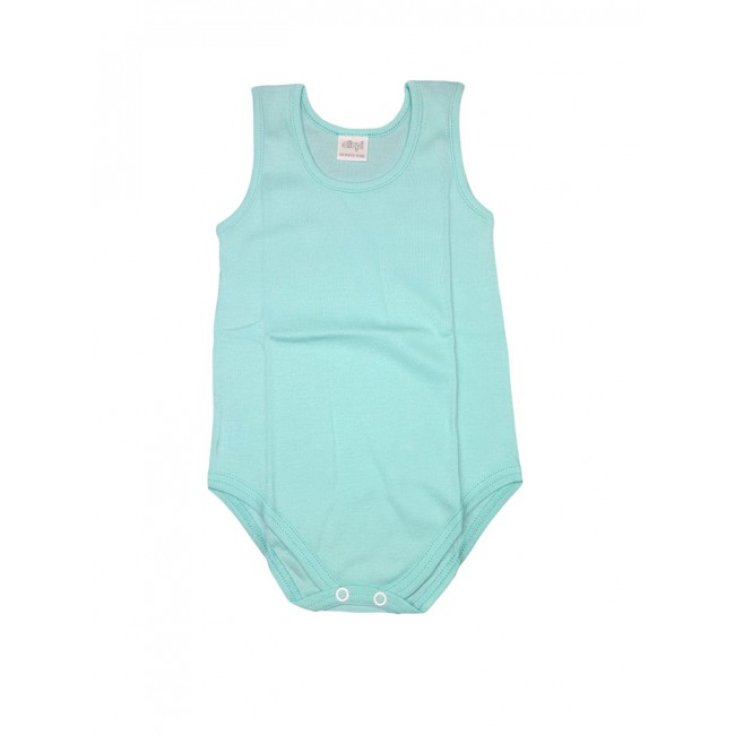 Baby bodysuit underwear baby boy without sleeves Ellepi green 18 m