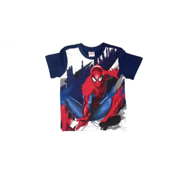 Spiderman blue 5A spiderman boy child t-shirt t-shirt