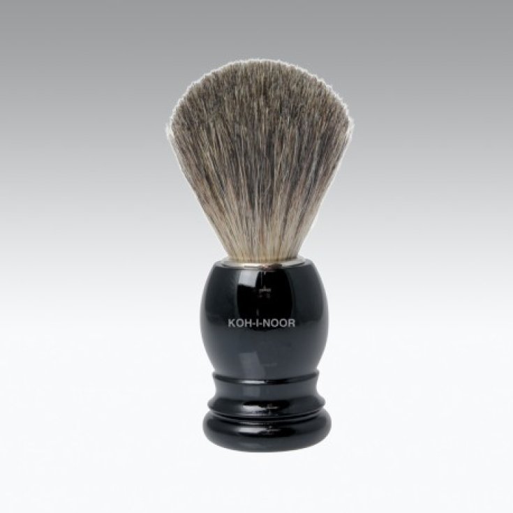 Koh-I-Noor Beard Brush Black Ivory Handle 1 Piece