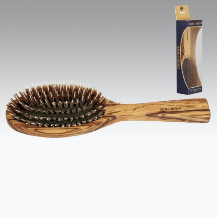 Koh-I-Noor Big Oval Pneumatic Brush In Zebrano Wood 691z