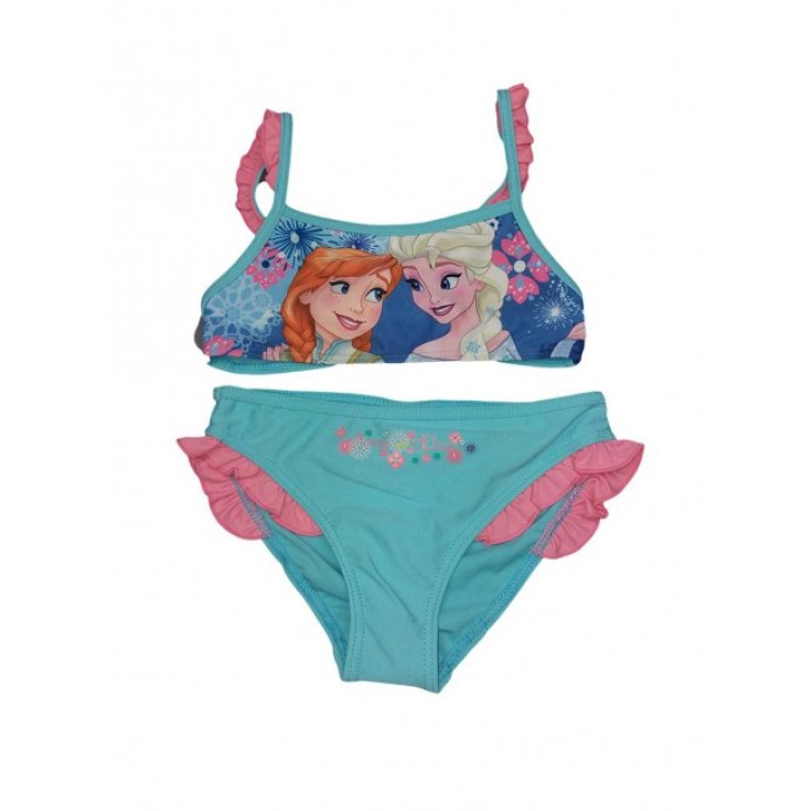 Turquoise 5A Disney Frozen 2-piece bikini baby girl costume