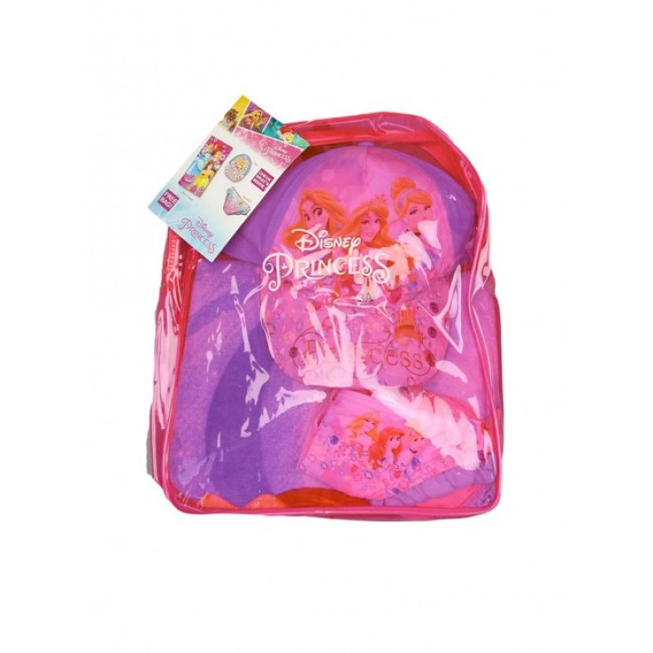 Beach set backpack towel hat costume slip bathing suit baby girl Disney Princesses 5A Beach set backpack towel hat costume slip bathing suit baby girl Disney Princesses 5A