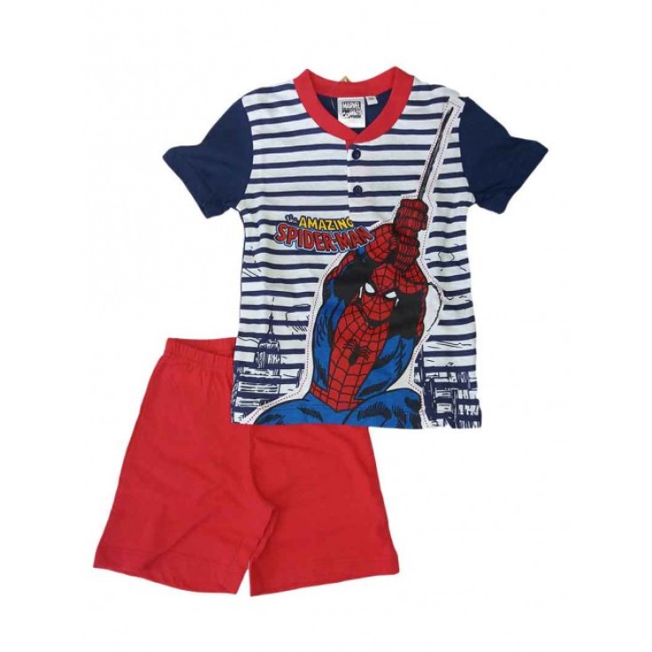 Pajamas jersey t-shirt shorts baby boy Spider-man Spiderman 4A