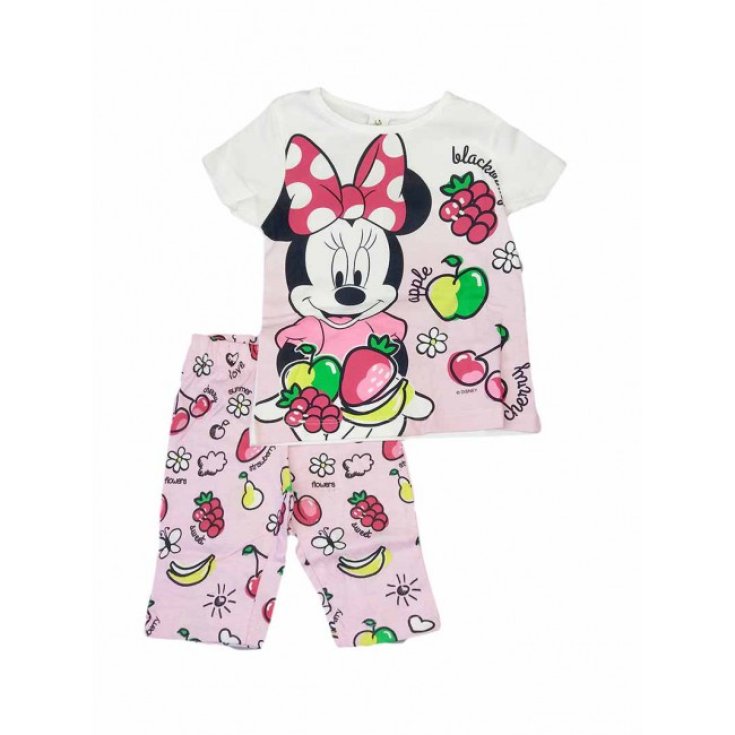 Pajamas jersey t-shirt shorts newborn Disney baby Minnie pink 24 m